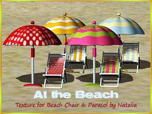 Textures for Beach Chair & Parasol