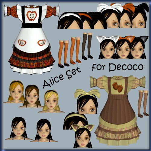 Textures for Alice Set