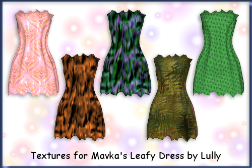 Leafy Dress Textures