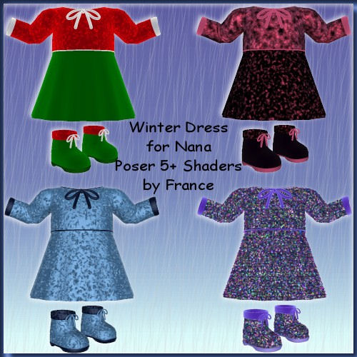 P{oser Shaders for Nana Winter Dress